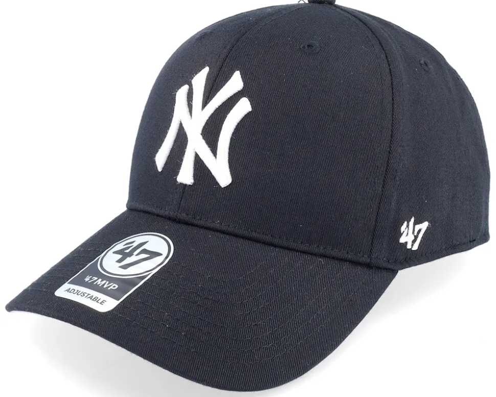 New York Yankees Raised Basic Mvp Rose/White Adjustable - 47 Brand