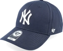 New York Yankees Raised Basic Mvp Navy/White Adjustable - 47 Brand