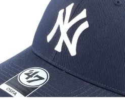 New York Yankees Raised Basic Mvp Navy/White Adjustable - 47 Brand