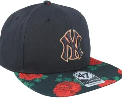 New York Yankees Rose Garden Tt Captain Black Snapback - 47 Brand