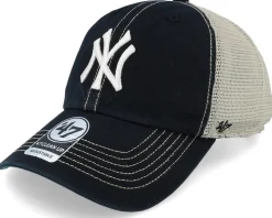 New York Yankees Trawler Clean Up Black Trucker - 47 Brand