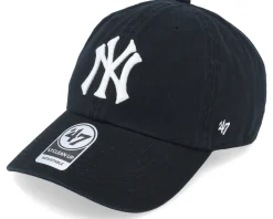 New York Yankees World Series Double Under Clean Up Black Dad Cap - 47 Brand