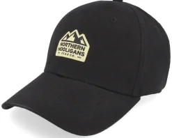 New-peaks Strapback Cap Black Adjustable - Northern Hooligans