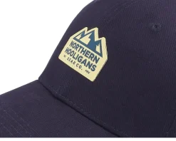 New-peaks Strapback Cap Dark Blue Adjustable - Northern Hooligans