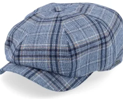 Newsboy Classic Cap Blue Flat Cap - Wigéns