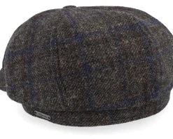 Newsboy Classic Cap Dark Brown Flat Cap - Wigéns