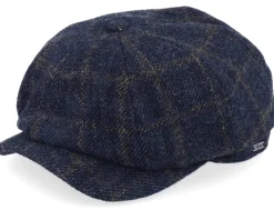 Newsboy Classic Cap Navy Flat Cap - Wigéns