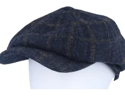 Newsboy Classic Cap Navy Flat Cap - Wigéns