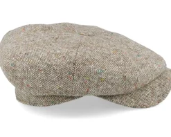 Newsboy Retro Cap Beige Flat Cap - Wigéns