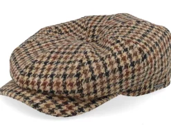 Newsboy Retro Cap Brown Flat Cap - Wigéns
