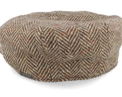 Newsboy Retro Cap Light Brown Flat Cap - Wigéns