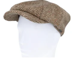 Newsboy Retro Cap Light Brown Flat Cap - Wigéns
