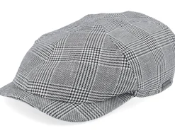 Newsboy Slim Cap Black Flat Cap - Wigéns