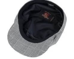 Newsboy Slim Cap Black Flat Cap - Wigéns