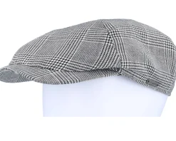 Newsboy Slim Cap Black Flat Cap - Wigéns