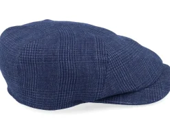 Newsboy Slim Cap Blue Flat Cap - Wigéns