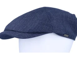 Newsboy Slim Cap Blue Flat Cap - Wigéns