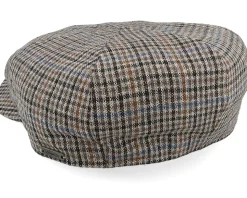 Newsboy Slim Cap Brown Flat Cap - Wigéns