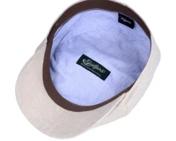 Newsboy Slim Cap Sand Flat Cap - Wigéns
