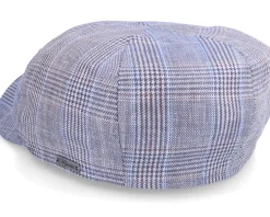 Newsboy Slim Cap Steel Blue Flat Cap - Wigéns