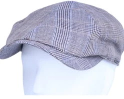 Newsboy Slim Cap Steel Blue Flat Cap - Wigéns