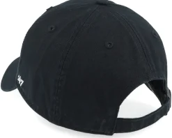 NHL Logo Base Runner Clean Up Black Dad Cap - 47 Brand