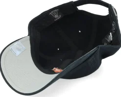 NHL Logo Base Runner Clean Up Black Dad Cap - 47 Brand