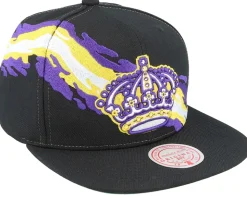 NHL Vintage Paintbrush Black Snapback - Mitchell & Ness