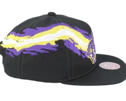 NHL Vintage Paintbrush Black Snapback - Mitchell & Ness