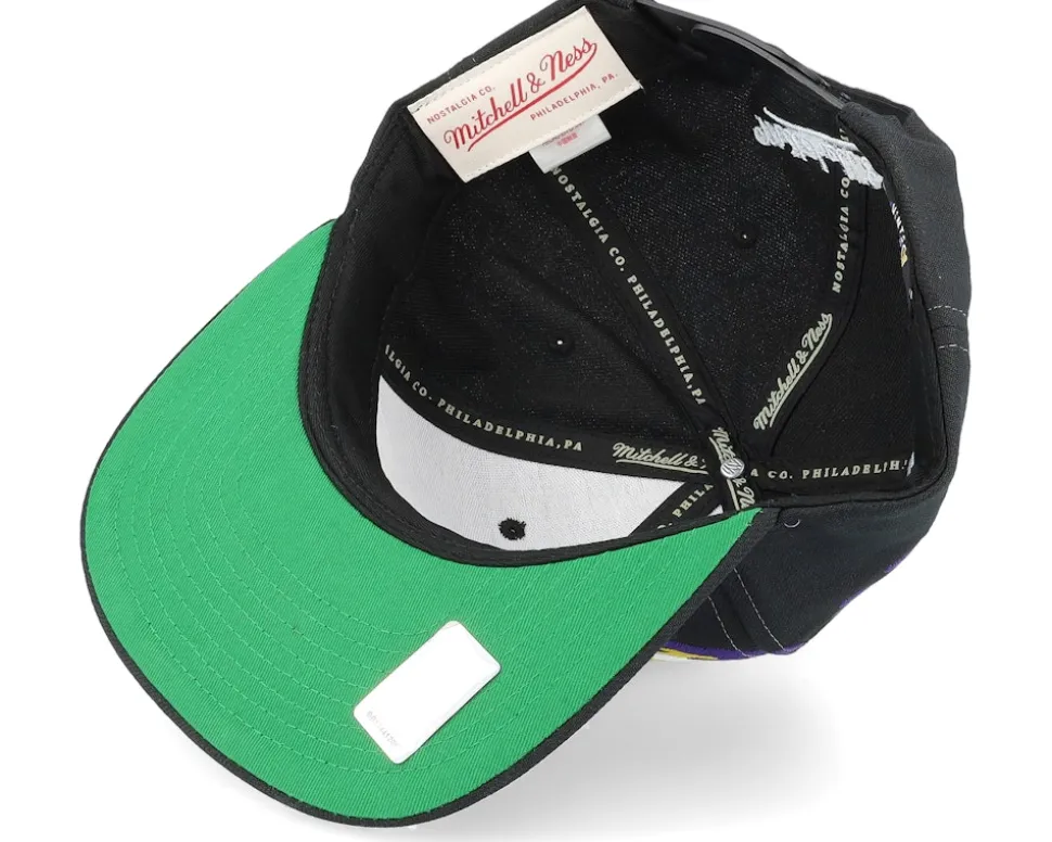 NHL Vintage Paintbrush Black Snapback - Mitchell & Ness