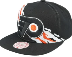 NHL Vintage Paintbrush Black Snapback - Mitchell & Ness