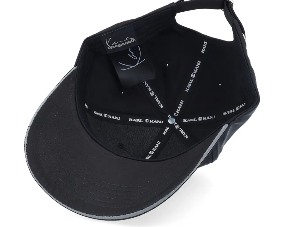 Night Rider Reflective Cap Black Adjustable - Karl Kani