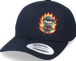 Ninja Fire Fury Black Adjustable - Kiddo Cap