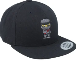 Ninja Stealth Master Master Black Snapback - Kiddo Cap