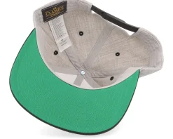 No Pain No Gain Round Logo Grey/Black Snapback - Berzerk