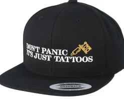 No Panic Black Snapback - Tattoo Collective