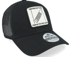 No Parking Suez Canal Patch Black Trucker - Iconic
