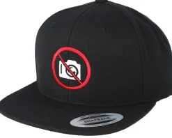 No Photo Black Snapback - Iconic