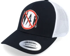 No War Patch Black/White Trucker - Iconic