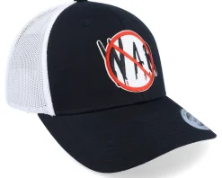 No War Patch Black/White Trucker - Iconic