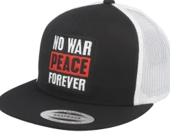 No War Peace Forever Black/White Trucker - Iconic
