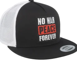 No War Peace Forever Black/White Trucker - Iconic