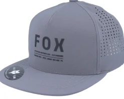 Non Stop Tech Steel Grey Snapback - Fox