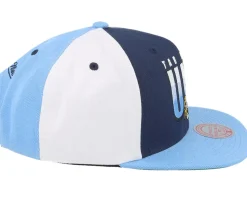 North Carolina Tar Heels Billboard 2 Navy/Light Blue Snapback - Mitchell & Ness