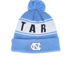 North Carolina Tar Heels Cuffed Coastal Blue Pom - Top of the World