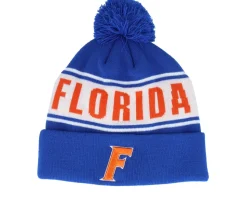 North Carolina Tar Heels Cuffed Coastal Blue Pom - Top of the World