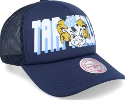 North Carolina Tar Heels Billboard Navy Trucker - Mitchell & Ness