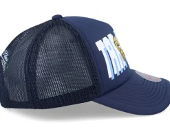 North Carolina Tar Heels Billboard Navy Trucker - Mitchell & Ness