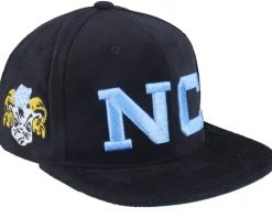 North Carolina Tar Heels All Directions Black Snapback - Mitchell & Ness