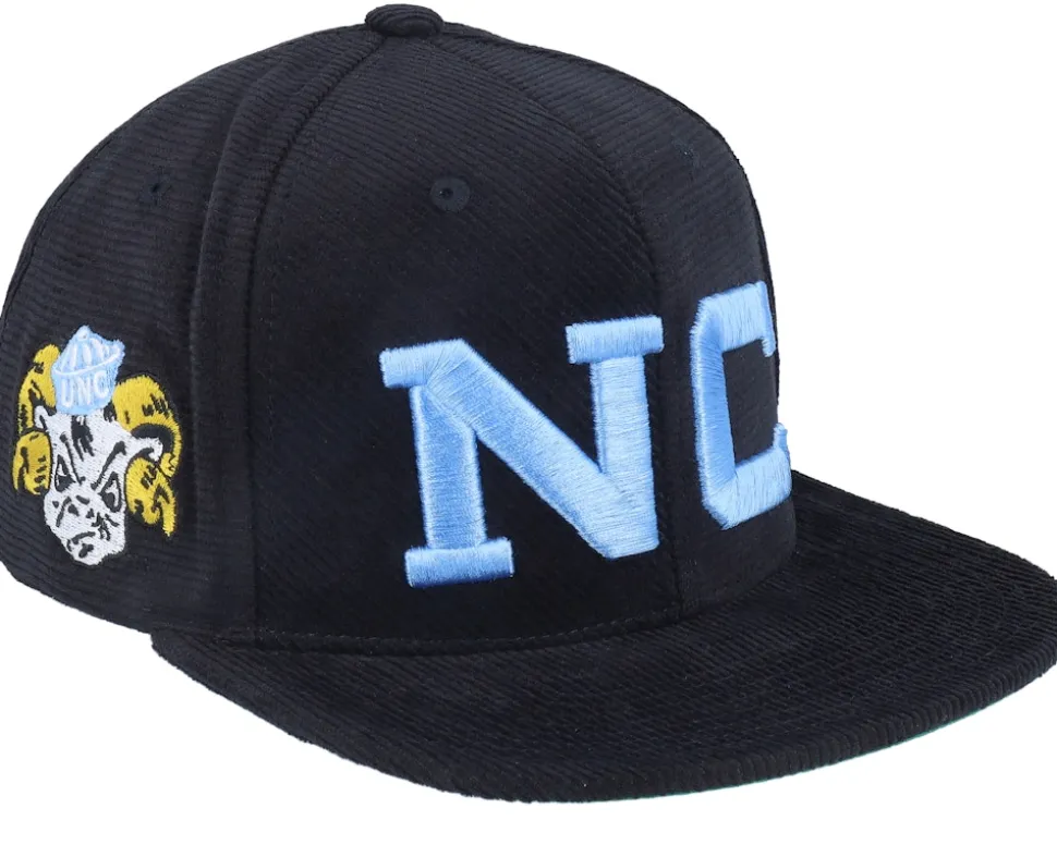 North Carolina Tar Heels All Directions Black Snapback - Mitchell & Ness